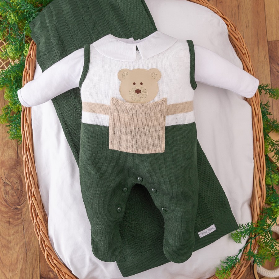  Saída de Maternidade Theodoro Liso - Verde Militar